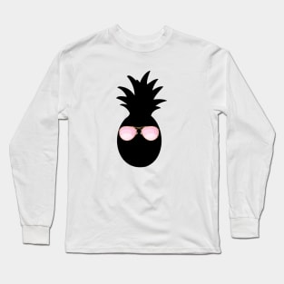 Pineapple man- pink sun glasses Long Sleeve T-Shirt